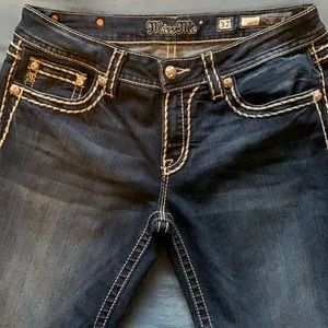 EUC- Miss Me Low Rise Bootcut Jeans